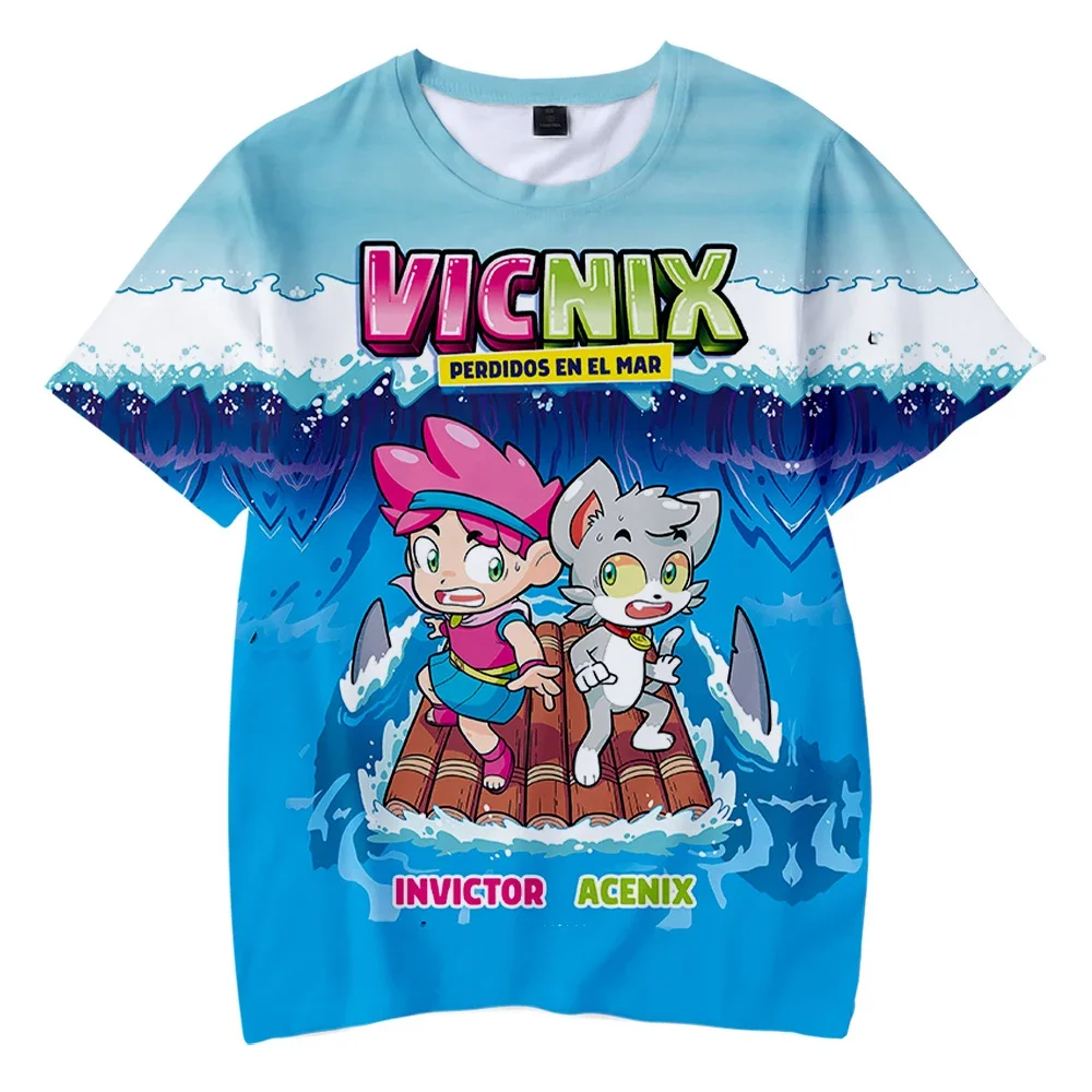 

Acenix Merch T-Shirt Cartoon T Shirts for Boys Girls Tshirt Children's Clothing Kids Clothes Graphic Tee Shirts Cosplay Costume