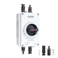 Interruptor aislador de desconexión Solar CC, 32A1200V con carcasa impermeable IP66, interruptor de desconexión de Panel fotovoltaico para sistemas solares