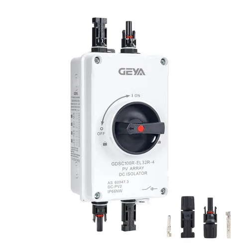 Imagen 1 del producto Interruptor aislador de desconexión Solar CC, 32A1200V con carcasa impermeable IP66, interruptor de desconexión de Panel fotovoltaico para sistemas solares