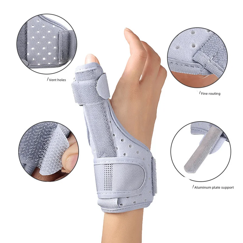 1Pcs Thumb Splint Right and Left Hand, Reversible Thumb Support, Tendon Sheath Wrist Protection Thumb Sleeve