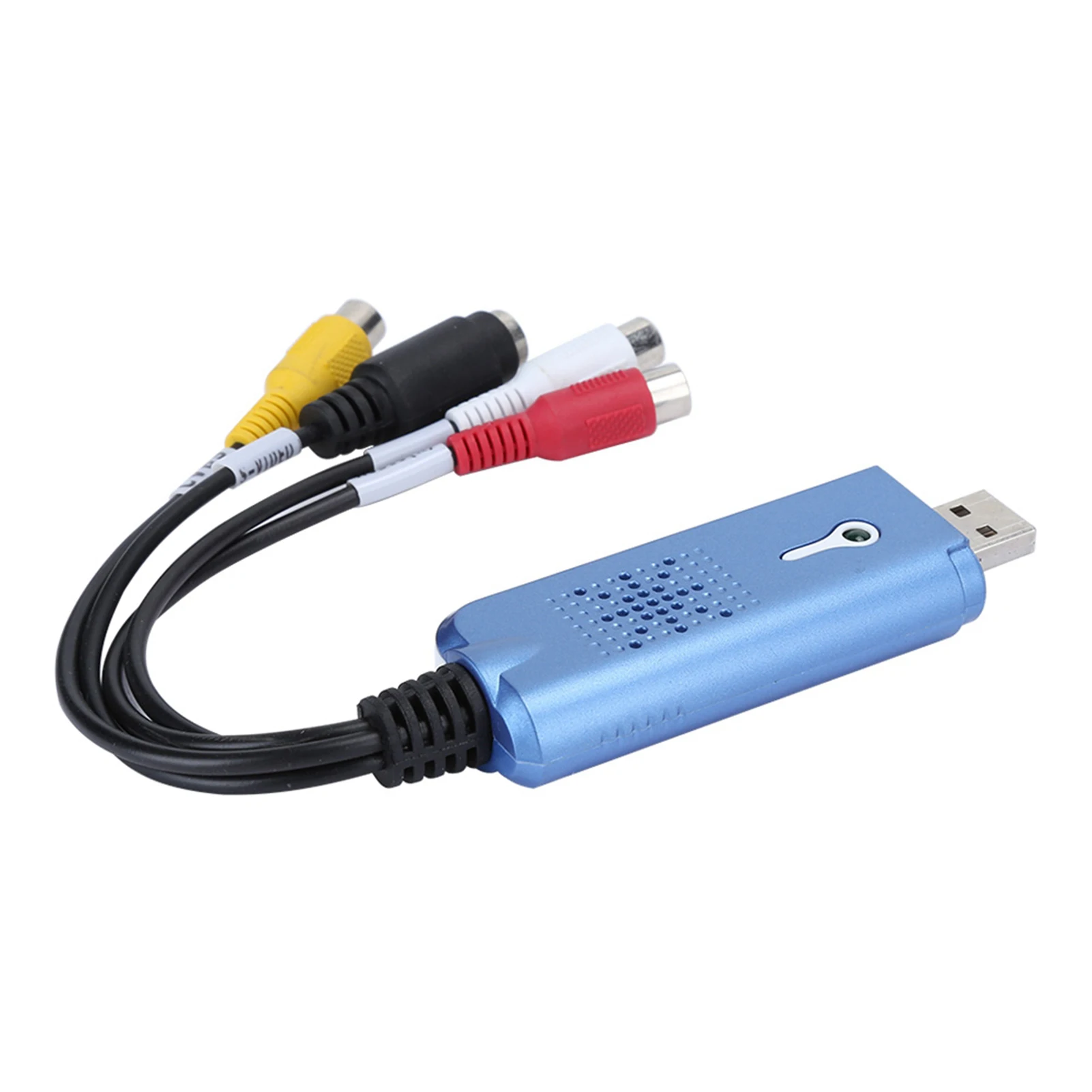 

USB 1Way Video Capture Card DVD for AV Video to USB Computer High Definition to PC with Record Plug and Play Stable Transmission