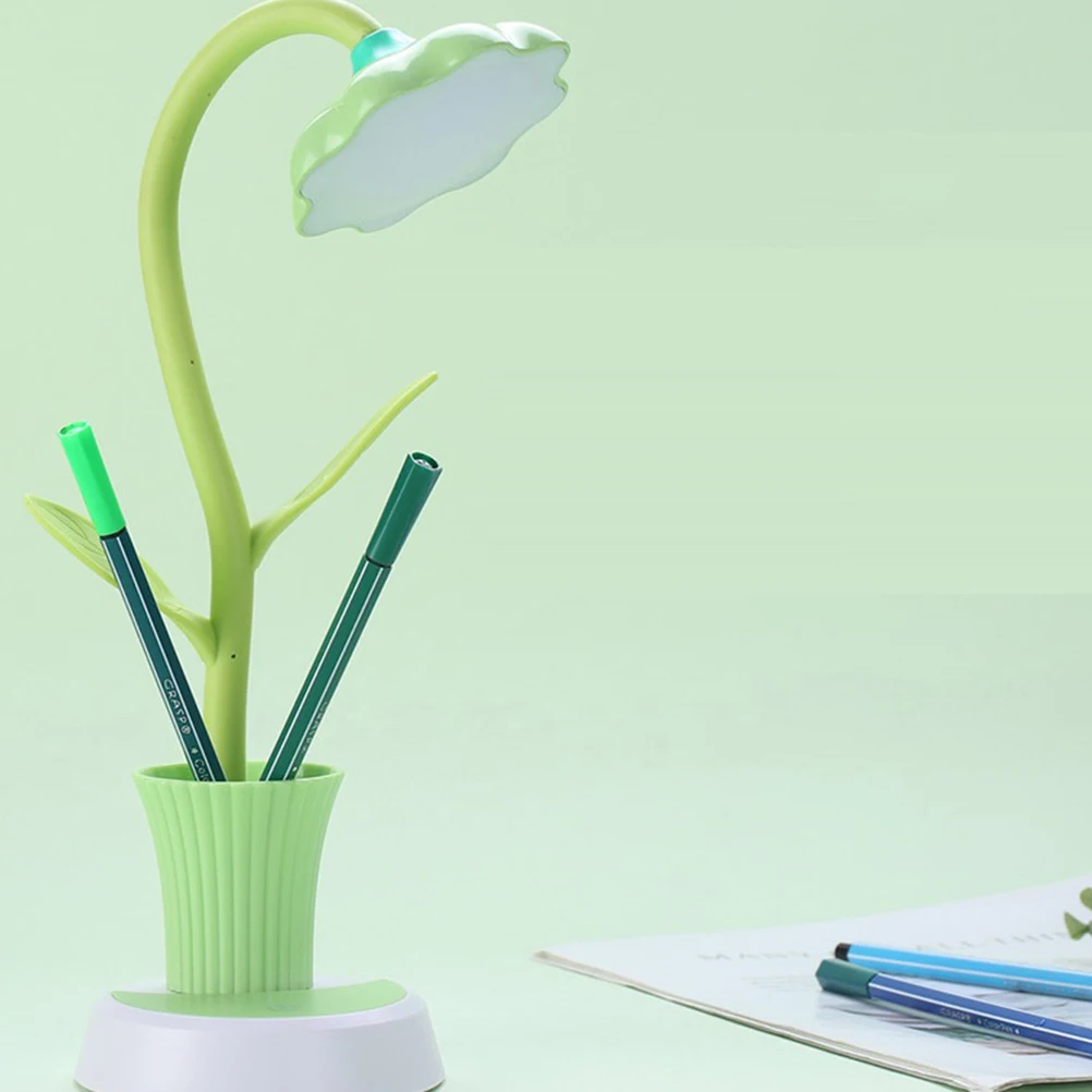 

1pc Smart Touch Rechargeable Led Desk Lamp Eye Protection Study Light Cordless Table Lamp For Office Bedroom School Gift Cartoon