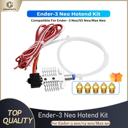 Ender 3 V2 Neo Kit Hotend actualizado extrusora tubo de PTFE con boquilla de calcetín de silicona para Ender 3 V2 Neo/Ender 3 Max Neo/Ender 3 Neo