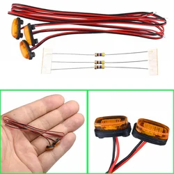 LED Plastic Position Light for 1/14 Tamiya RC Truck For scania R620 R730 56323