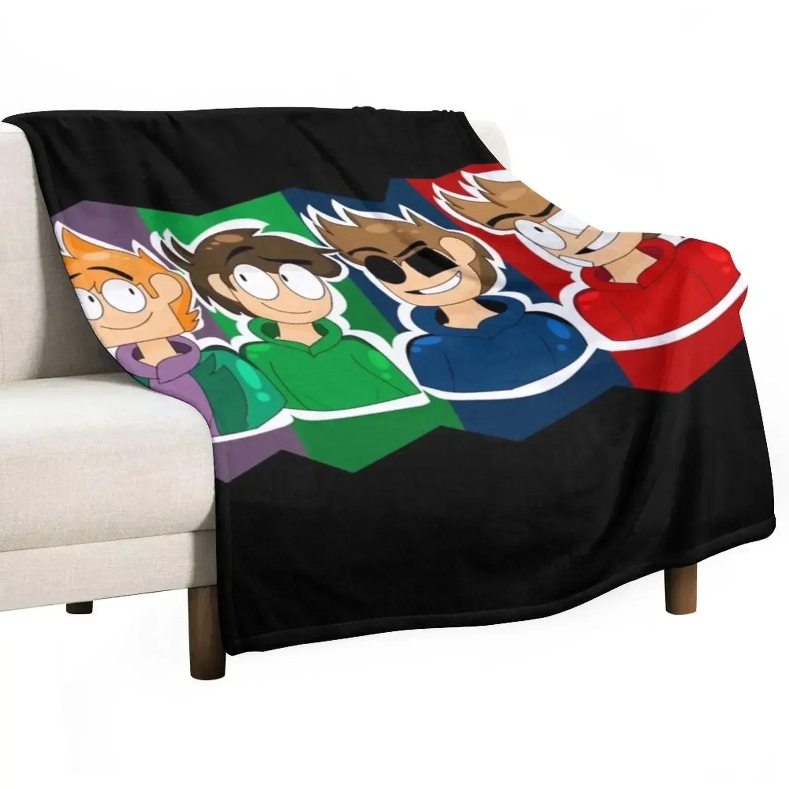 eddsworld 3 Throw Blanket bed plaid anime Soft Beds Multi-Purpose Blankets