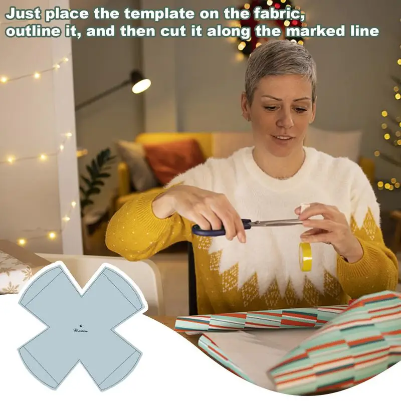 Basket Bag Pattern Template Portable Sewing Pattern Template Christmas Basket Template Cutting Ruler Sewing Machine Ruler For