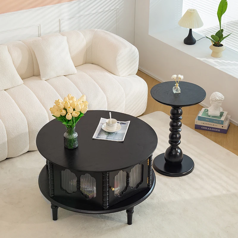 Modern Luxury Coffee Table Nordic Round Premium Classic Coffee Table Elegant Beauty Table Basse Pour Salon Home Furniture