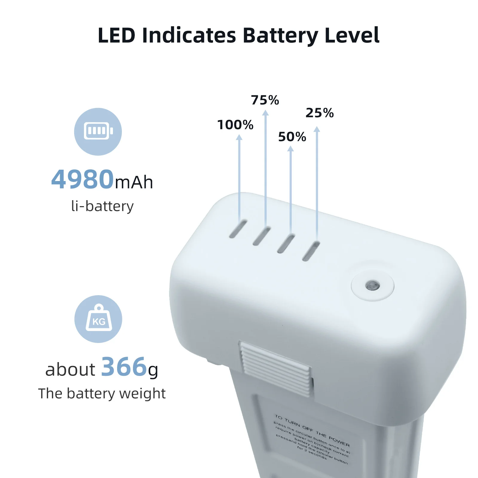 15.2V 4980mAh Drone Battery for DJI Phantom 3 SE Intelligent Flight Li-Po Battery Professional Standard RC Drone Accessories