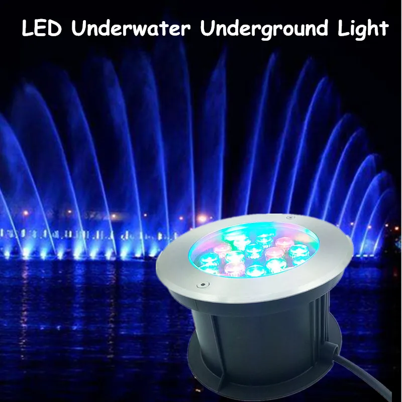 

LED Underwater Lights Underground Light Stainless Steel IP68 Waterproof Fountain Lights Terraza Outdoor Floor Light 3w 6w 7w 9w