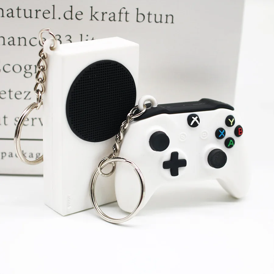 PS5 Xbox Simulação Drop Glue Console, PVC Game Handle KeyChain, Meninos Como Pingente, Simples Tide Play, Pendurado Ornamentos Presente