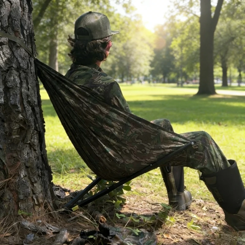 كرسي صيد خفيف الوزن قابل للطي  - مراجعة Hunting And Fishing Outdoor Chairs وسعره