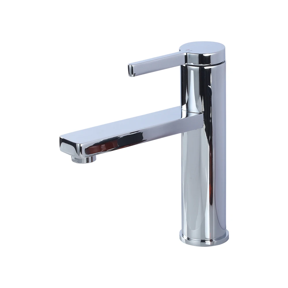 Bagnolux Brass Chrome Deck Mounted Single Hole And Handle Hot Cold Bathroom Mixer Sink Tap Basin Faucet Vanity Water Tapware