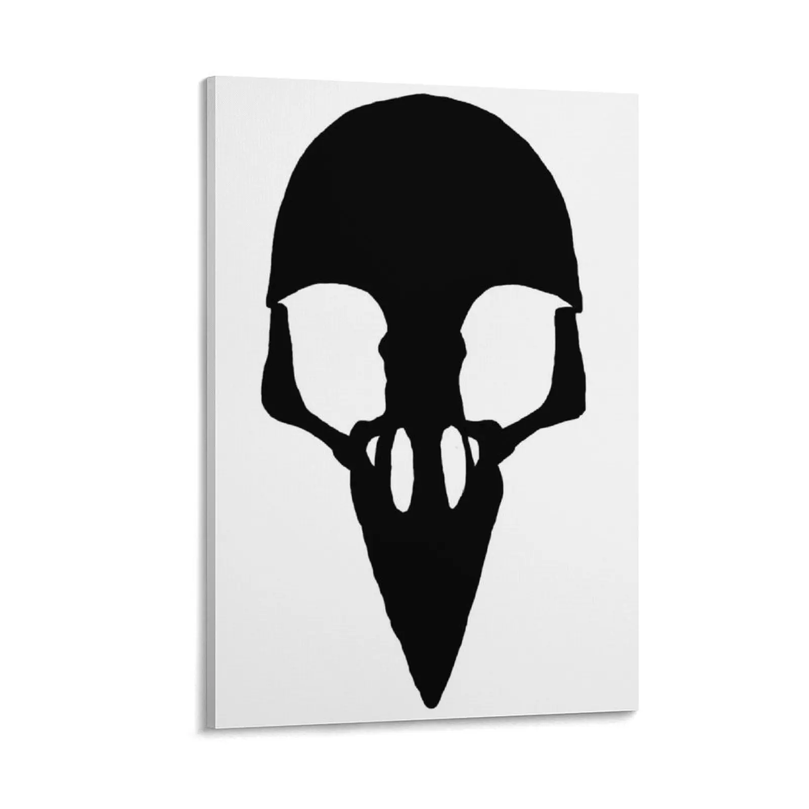 

Black crow skull. Canvas Painting decorative wall poster Home decoration