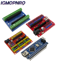 NANO V3.0 Controller Terminal Adapter Expansion Board ATMEGA328P NANO IO Shield Simple Extension Plate For Arduino AVR Nano 3.0
