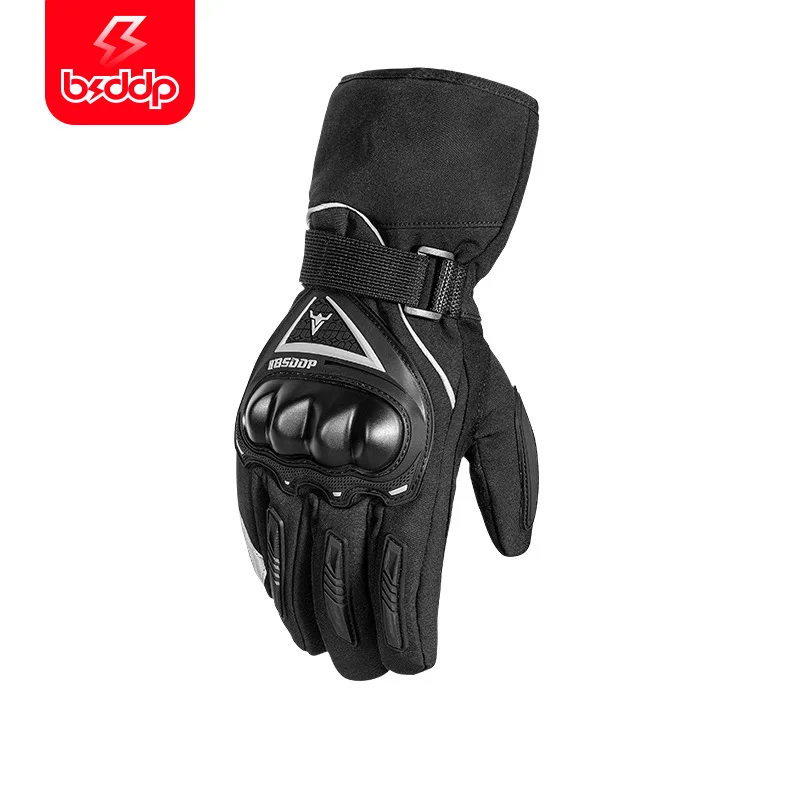 

Winter Electric Motorcycle Thermal Gloves Anti-drop Waterproof Men's and Women's Riding Touch Screen Velvet Ski Gloves