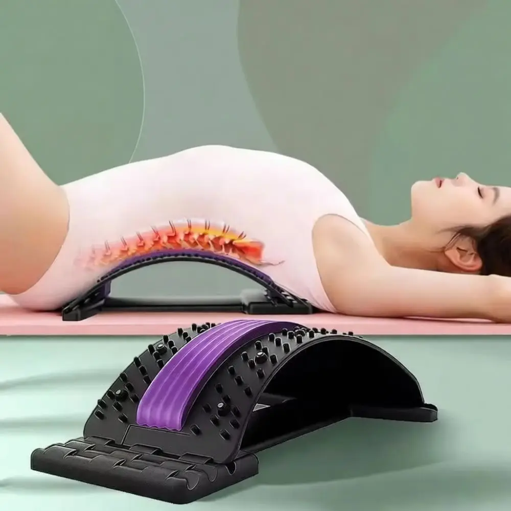 Lumbar Relaxer Back Stretcher Spine Support Device For Yoga Fitness Stretching Body Alignment Massage Equipment