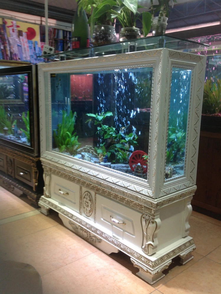 European Fish Tank Aquarium Glass Bar Screen Western Nordic Classical Ecology Change Water