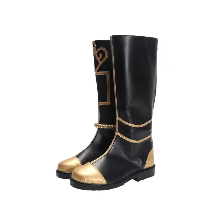 Xiao Cosplay Boots Game Genshin Impact Costume Shoes Dijiang Skin Handsome Combat Uniform Halloween Party Role Play Shoes