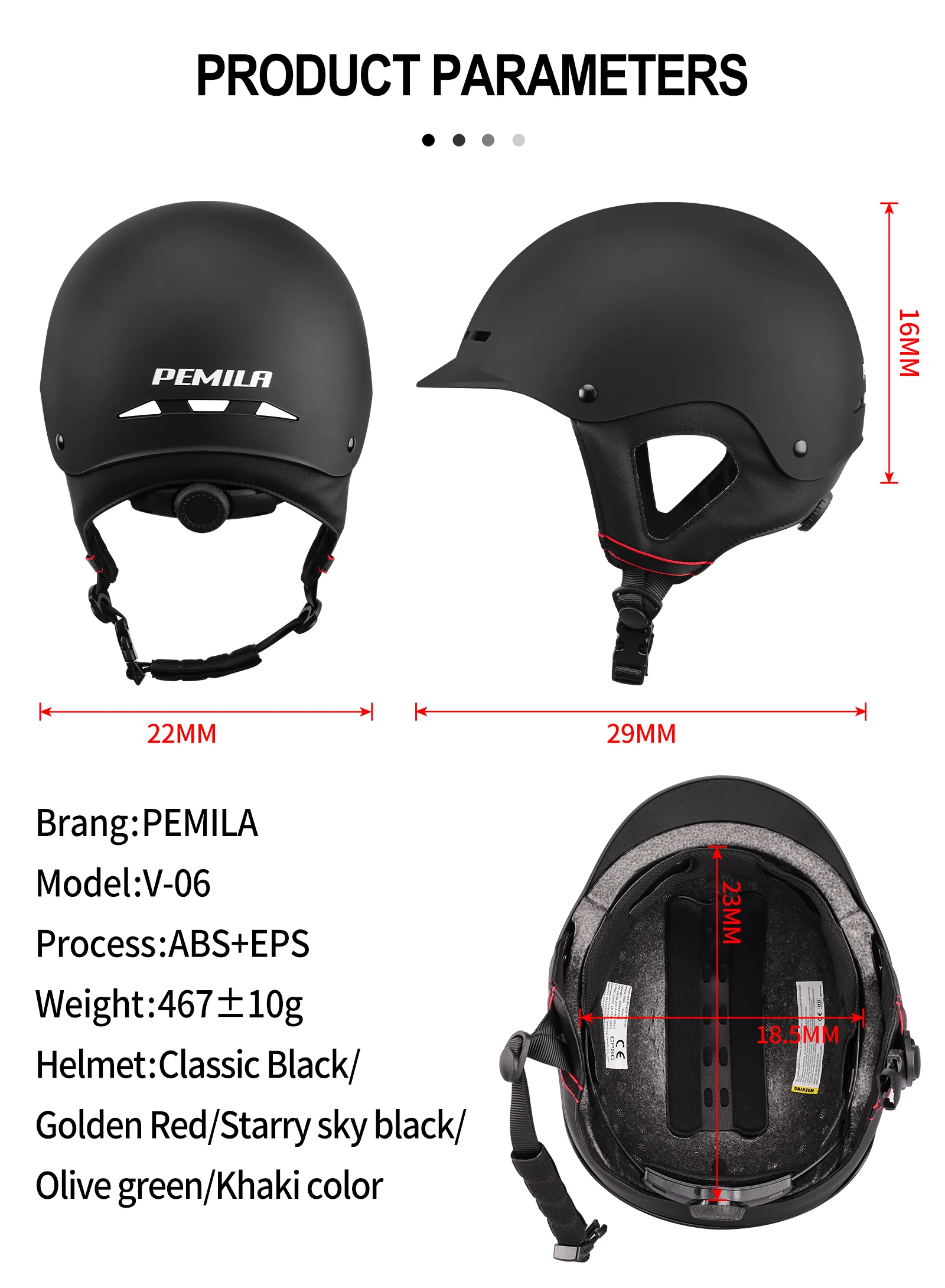 PEMILA NOWY kask rowerowy Wyścig na rower górski Zintegrowana ochrona uszu Off Road MTB Kask rowerowy ABS Matowy kolor Kask rowerowy