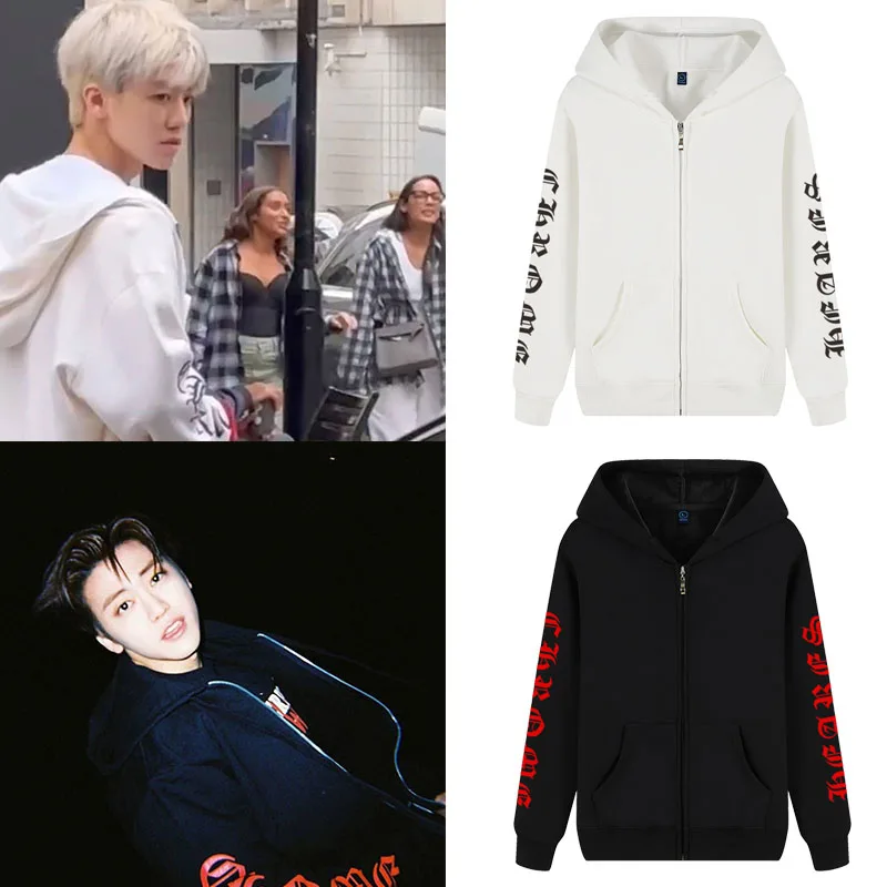 

NCT DR Ro J Spring Autumn Winter Fce Hoodie ex Loose Pure Cotton Zipper Jaet Youth Faion Casual Comfortable
