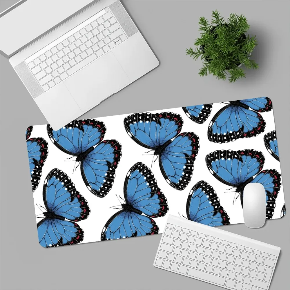 Beauty Butterfly  Mousepad Computer Laptop Gamer Pad PC Gaming Accessories Desk Mats