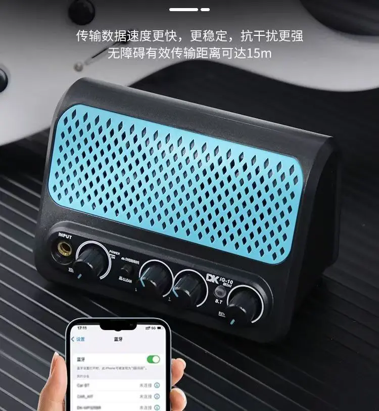 DK Expert IG-10MINI 10 واط الغيتار الكهربائي سطح المكتب المتكلم ل بلوتوث واضح لهجة سق لملحقات الآلات الموسيقية