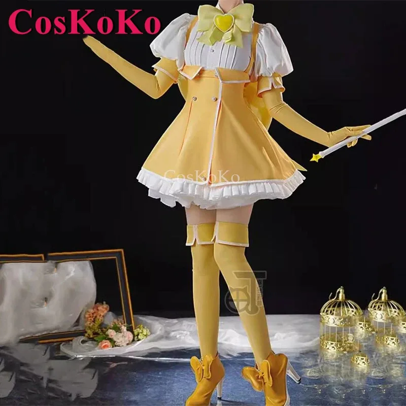 

CosKoKo Hanabishi Haruka/Tenkawa Kaoruko/Minakami Sayo Косплей Gushing Over Magical Костюм для девочек Милая милая боевая форма