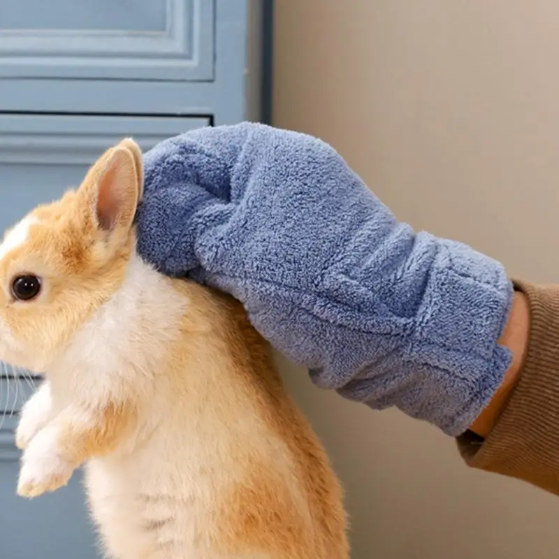 Animal Handling Gloves Chewing Protective Mitten Anti Scratch Protective Mitten Safe & Loving Pet Care Chewing Protective Mitten