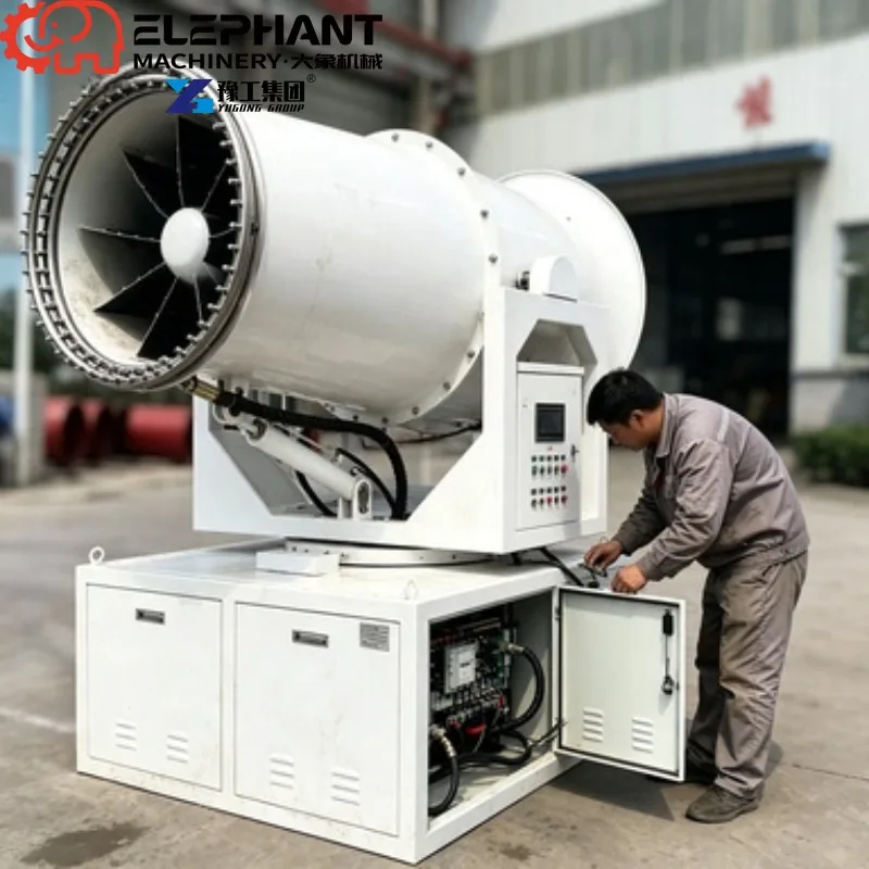 Fog Cannon Agricultural Pesticide Sprayer Fully Automatic Disinfection Spraying Machine For Farm Orchard Crops Pest Control
