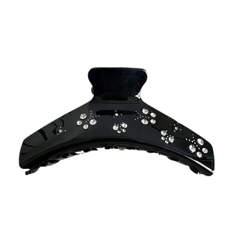 Rhinestone Butterfly Hair Claw Light Luxury Classic Design Eco-Friendly Hair Claw Clips Hair Accessories for Women Girls