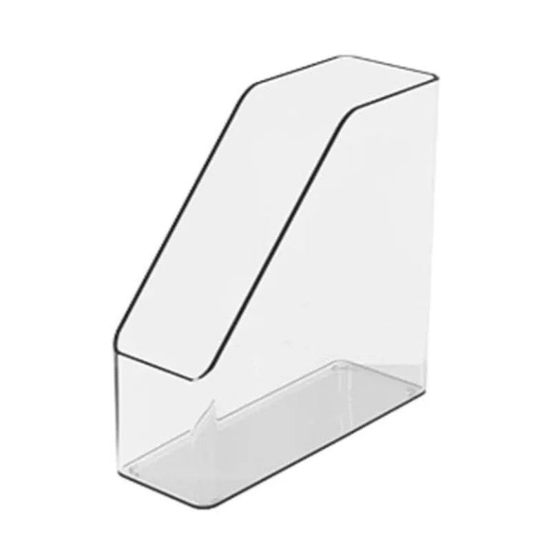 

Офисная папка, пластиковая прозрачная вертикальная сортировщик файлов для похудения, стол для файлов, прозрачный держатель для журналов, стойка для стола, удобное украшение