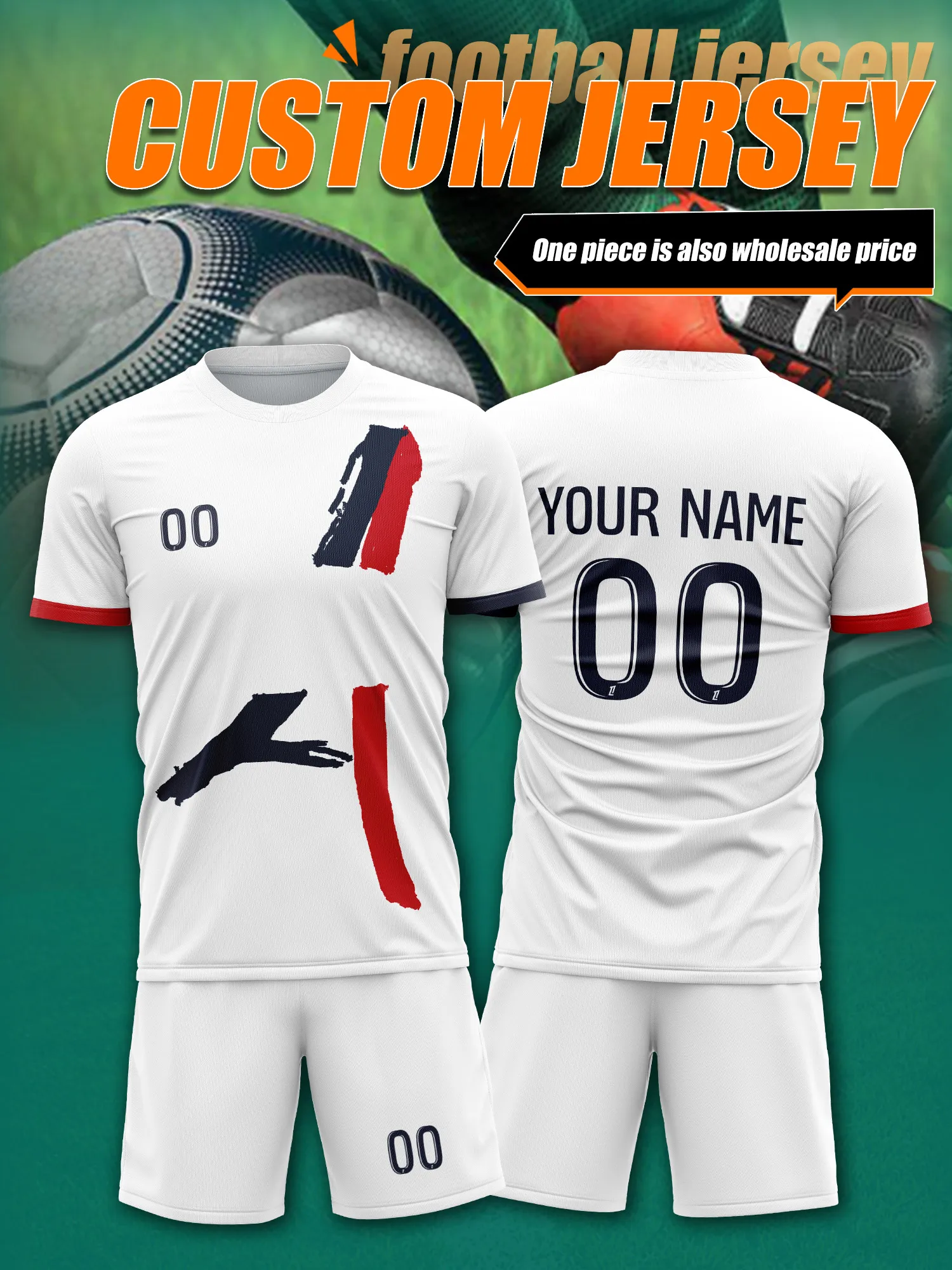 

Новая спортивная футболка с V-образным вырезом 2026 года — с возможностью нанесения имени и номера, быстросохнущая, дышащая, удобная, для повседневной носки, спортзала, бега