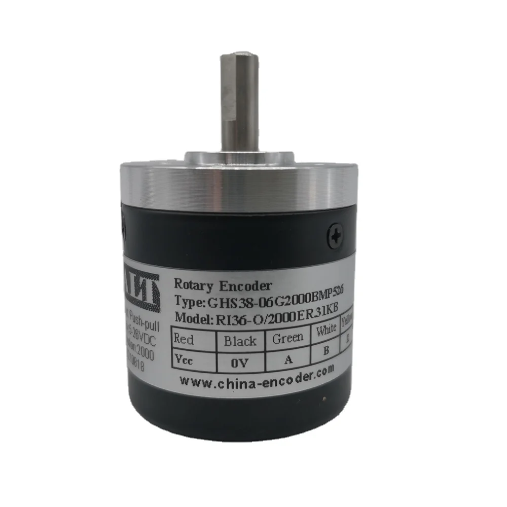 

Customized Encoder A38S-6G5-26C-360BM1-L Replacement Type CALT GHS38-06G360BMP526