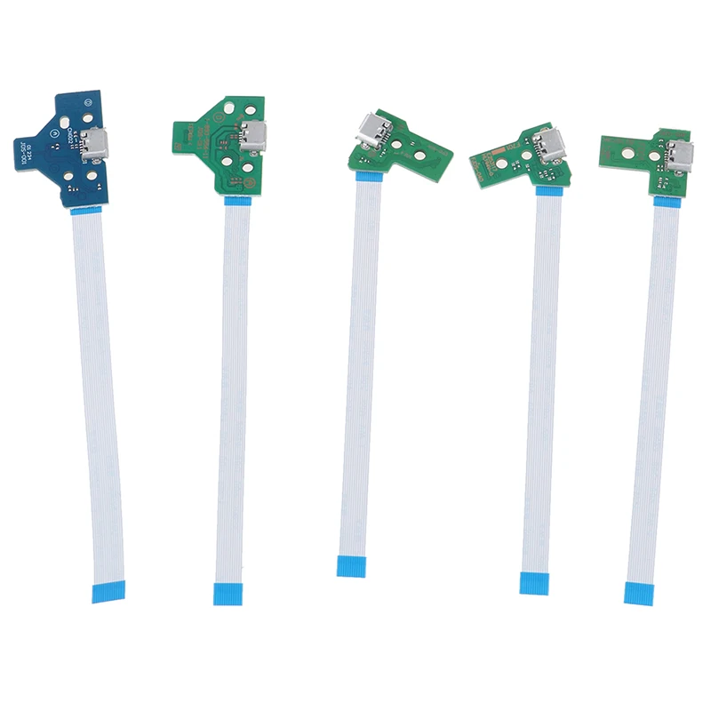 Placa de circuito de enchufe de puerto de carga USB 12 pines JDS 011 030 040 para controlador PS4