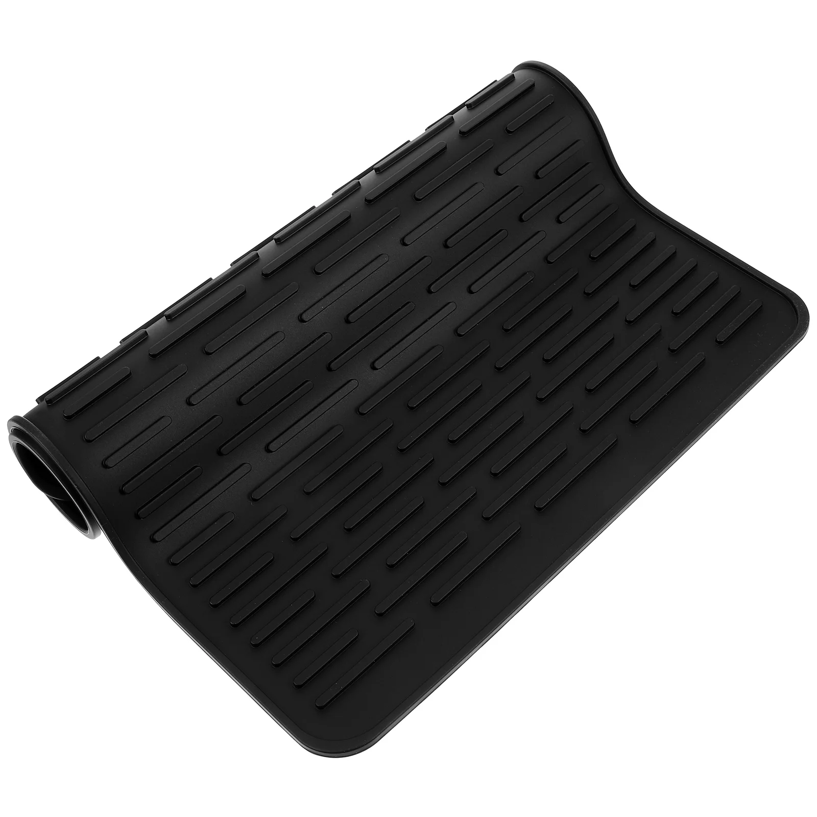 

Silicone Dish Drying Mat Heat Resistant Kitchen Pot Pad Multi-Functional Foldable Lightweight Countertop Protector Bowl Drying