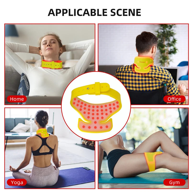 

660nm 850nm Infrared Belt Nir Light Therapy Red Light Therapy for Pain Relief Boost Lymph Metabolic Relieve Frozen Shoulder