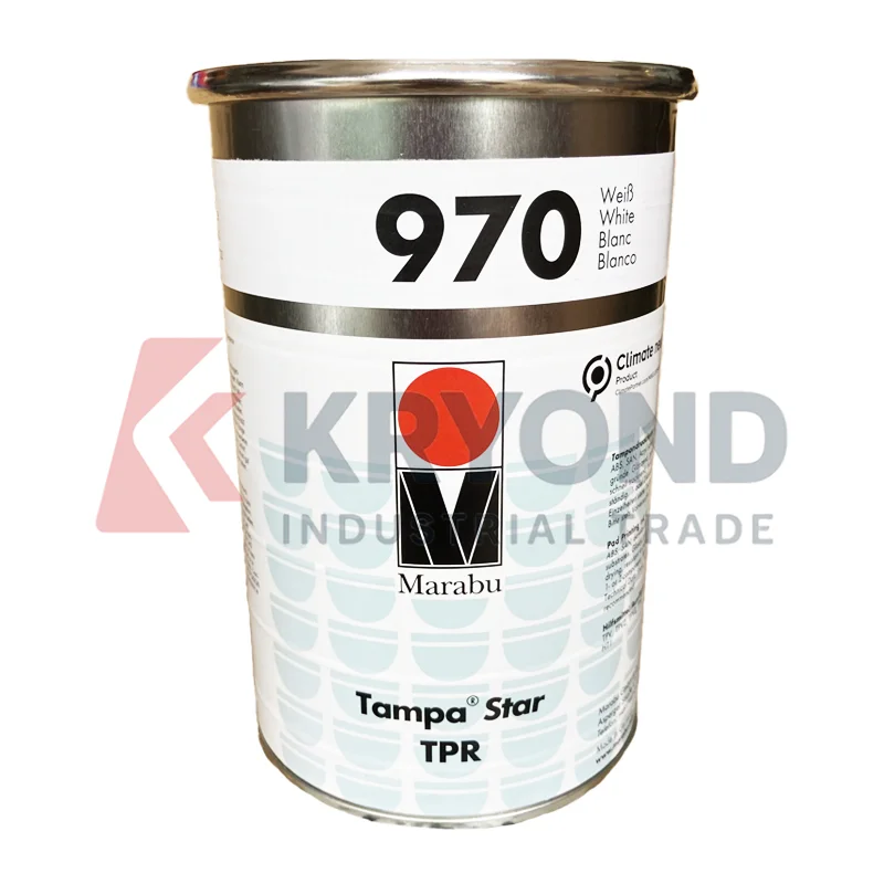 Marabu Tampa Star TPR 980 970 191 Pad Print Ink Glossy Fast Drying Chemical and Mechanical Resistance for ABS PVC PC PMMA Metal