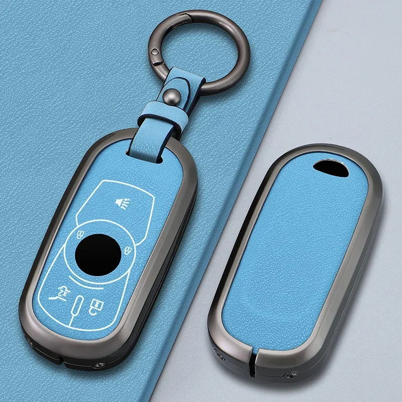 Zinc Alloy Car Key Case Cover Shell For Buick Envision Vervno Encore GS 20T 28T New LACROSSE Opel Astra K Keyless Protector Fob