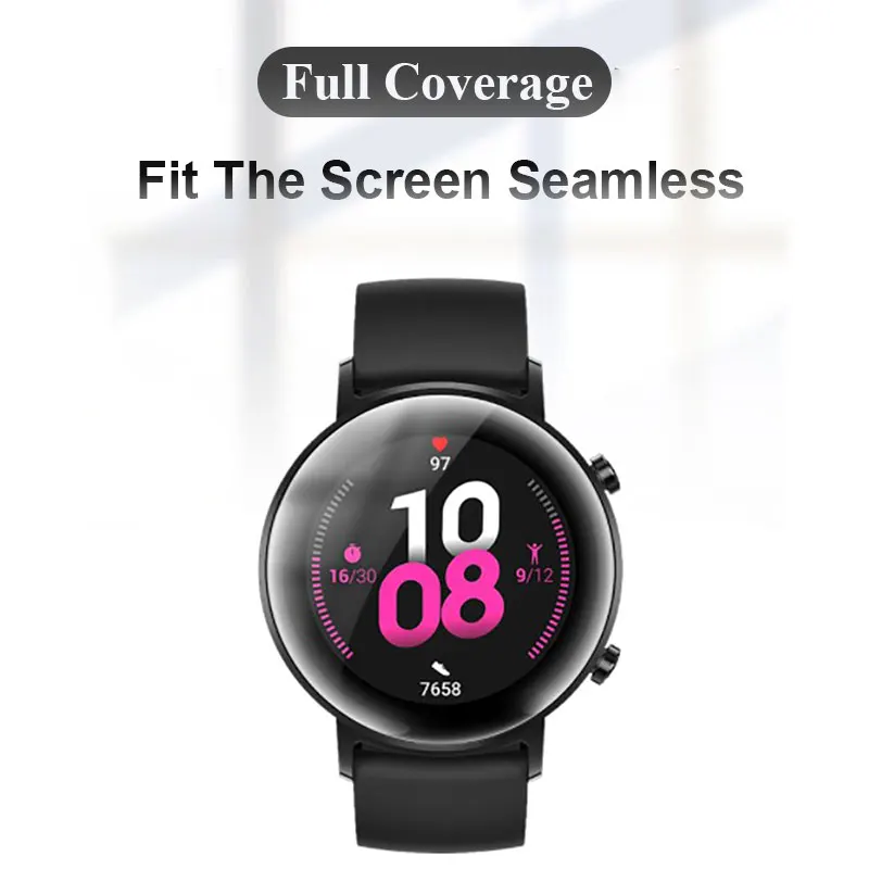 Film For Huawei Watch GT 2 42mm 46mm Screen Protector GT 2e TPU Glass For GT2/GT2e Curved Scratch Proof Protective Accessories