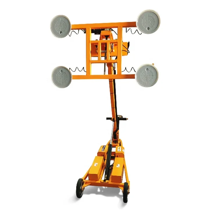 Movable Carrying Bus Glass Vacuum Lifter Tool Suction Cups Used Strong Structure Electric Vacuum Glass Lifter For Marble Granite