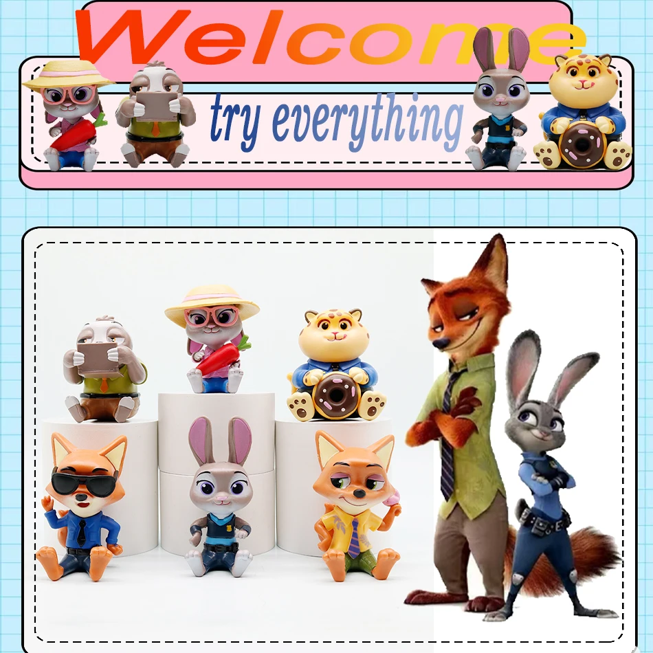 عرض ساخن لعام 2026 على شكل حيوانات كرتونية شهيرة على شكل ثعلب وأرنب ملحقات أجهزة أنيمي ألعاب عصرية لسطح المكتب هدايا الحلي لسطح المكتب والسيارة #1