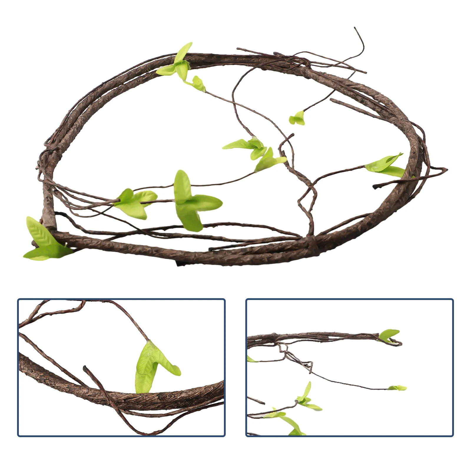 Giardino 80 cm Rattan artificiale Ornamento Puntelli per feste Accessorio per matrimonio simulato Ramo Viti Centrotavola Display
