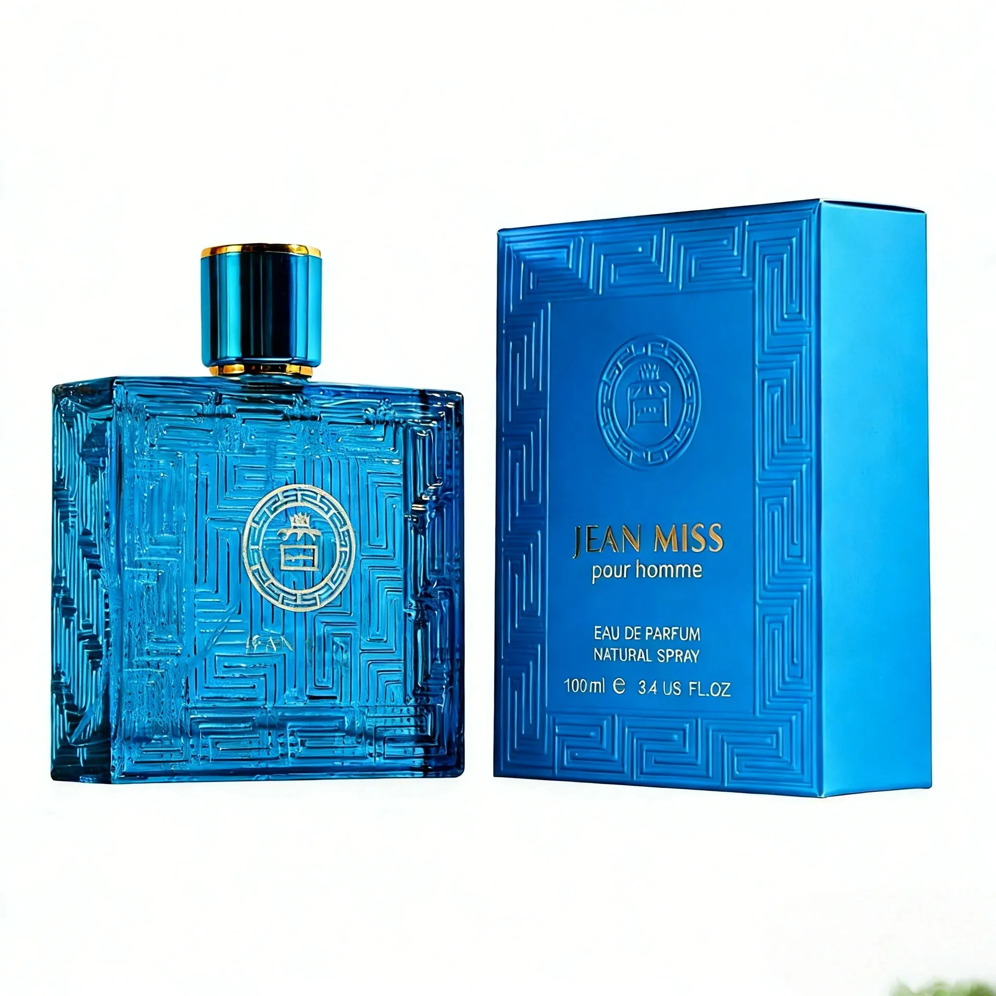 

Premium men's perfume, Eros & Bleu series, 100ml. Men's cologne, long-lasting fragrance."