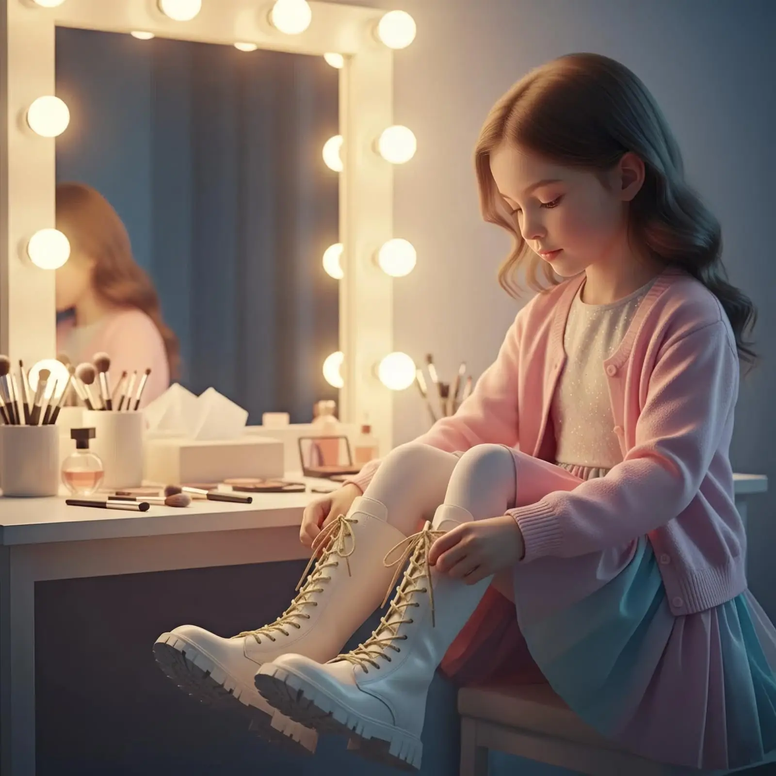 

Kids Boots Girls Fashion Long Boots Simple Solid Color Soft Bottom Best Leather Girl Soft Comfortable Riding Daily Boots