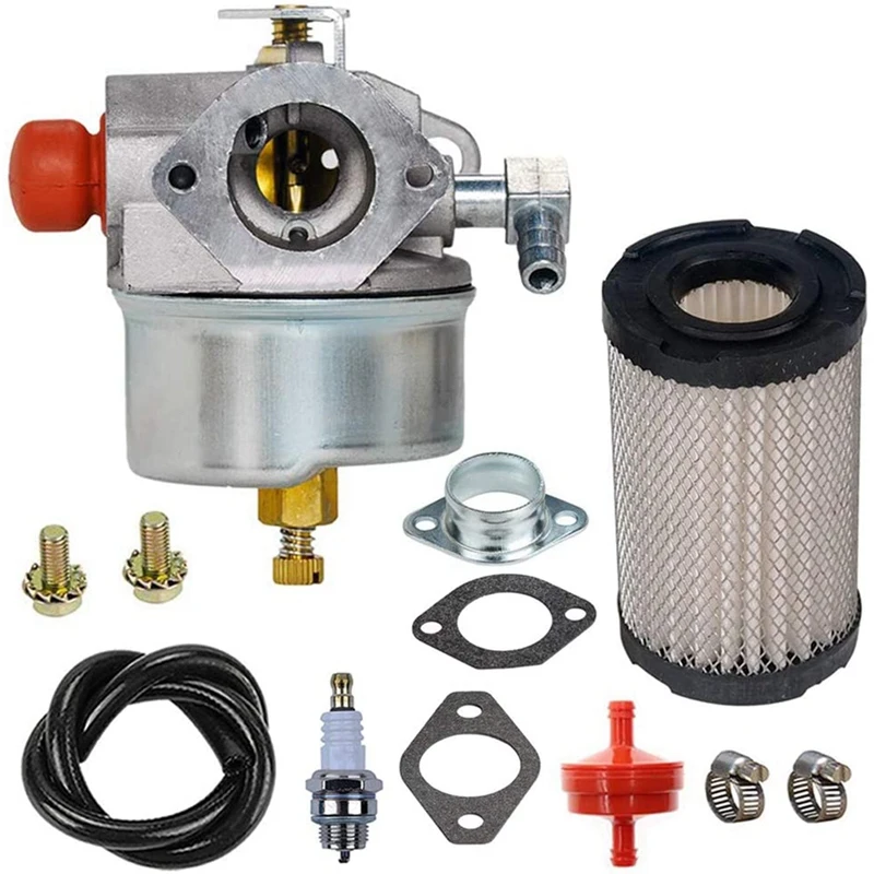 2025 New 632795A Carburetor With Replacement Air Filter For Tecumseh TVS90 ECV100 TVS120 TVXL90 TNT120 LAV35 Engine Carburettor