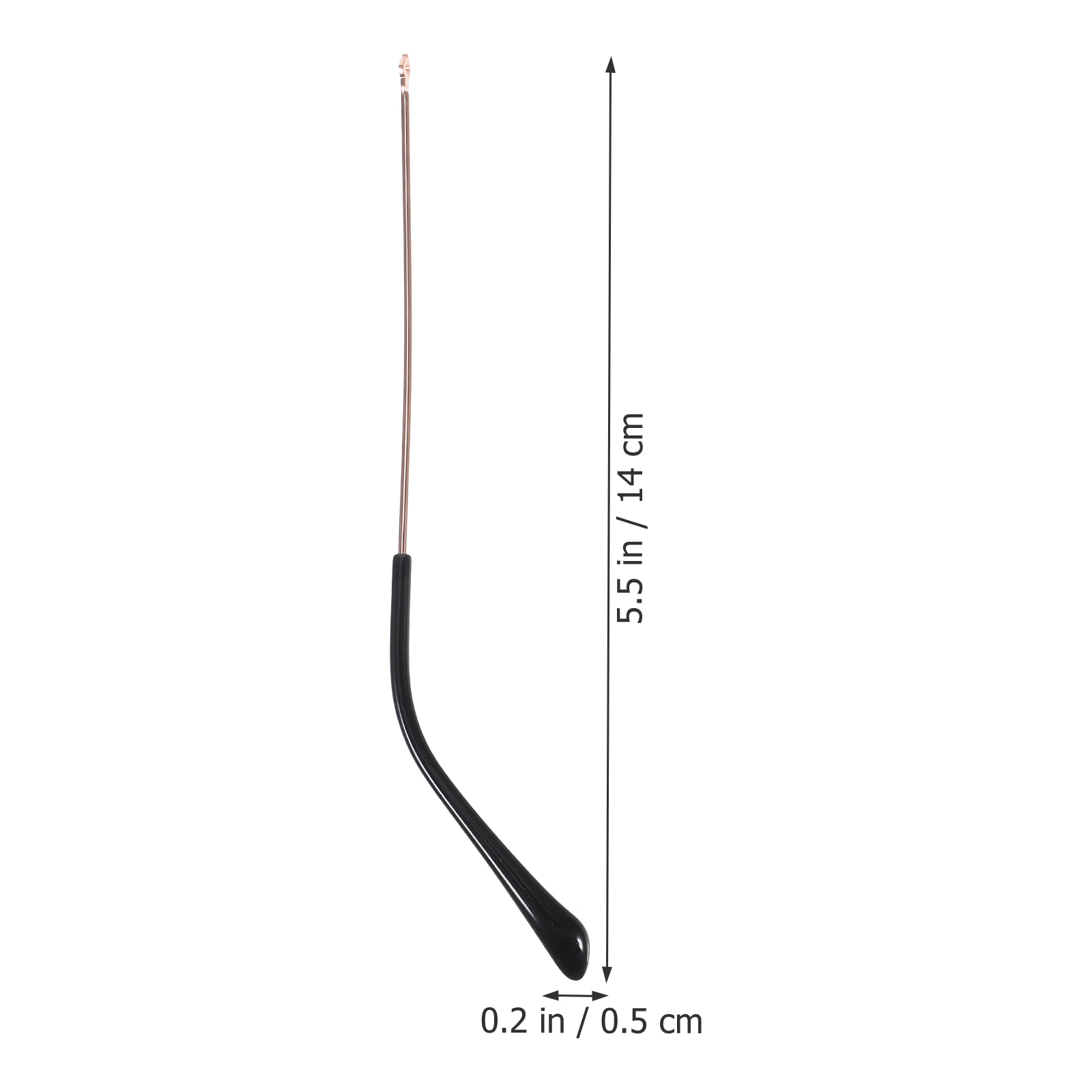 

Alien Thin Metal Eyeglass Legs 609 Rose Gold Replacement Temple Arms for Glasses Sunglasses Universal Frame Parts