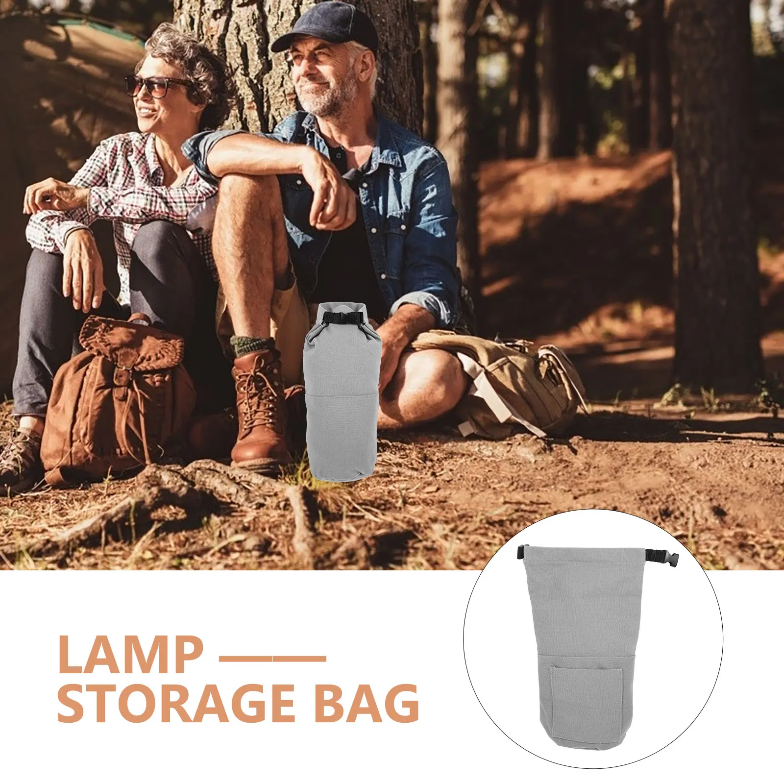 

Premium Canvas Oil Lantern Storage Bag Portable Lamp Pouch Durable Buckle Design For Camping Travel Lightweight Outdoor