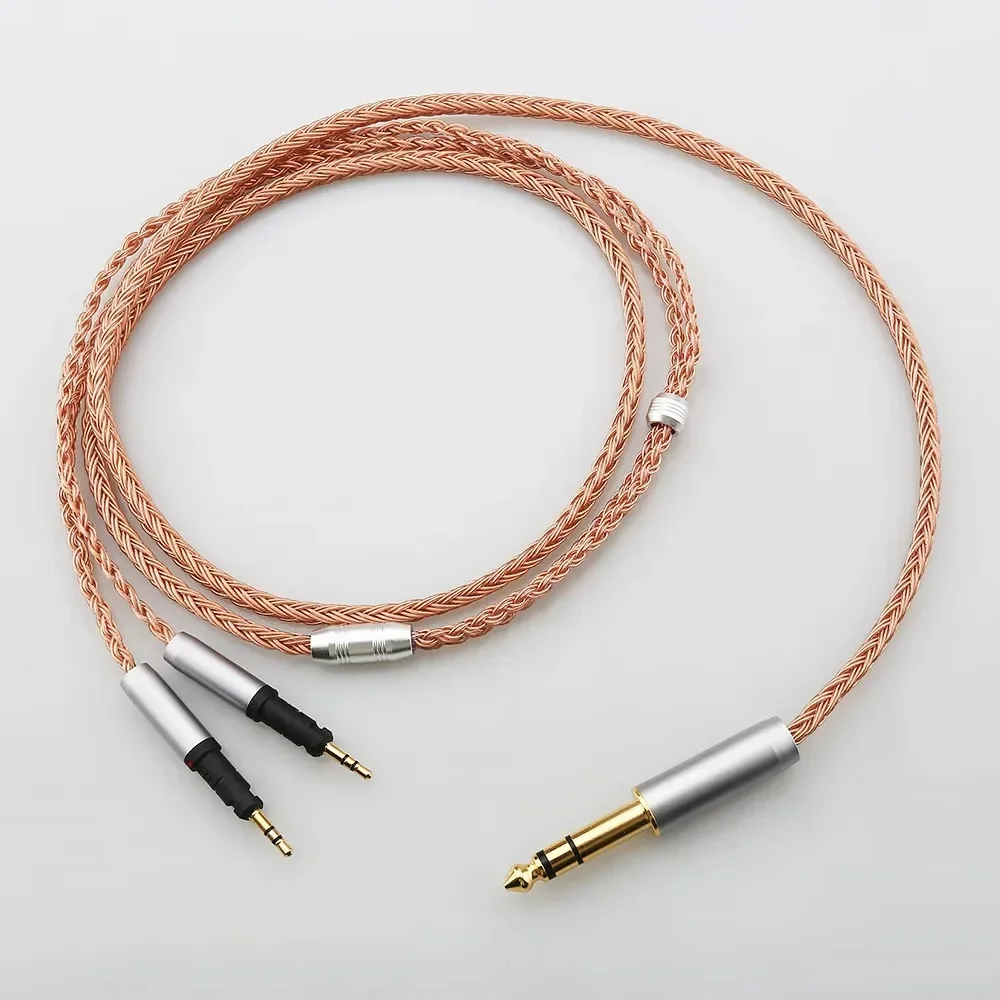 HiFi 16 Core 7N OCC Headphone Upgrade Cable for Sennheiser ATH-R70X R70Xa Multi Plug Options 2.5mm 4.4mm 4Pin XLR Audio Accessor