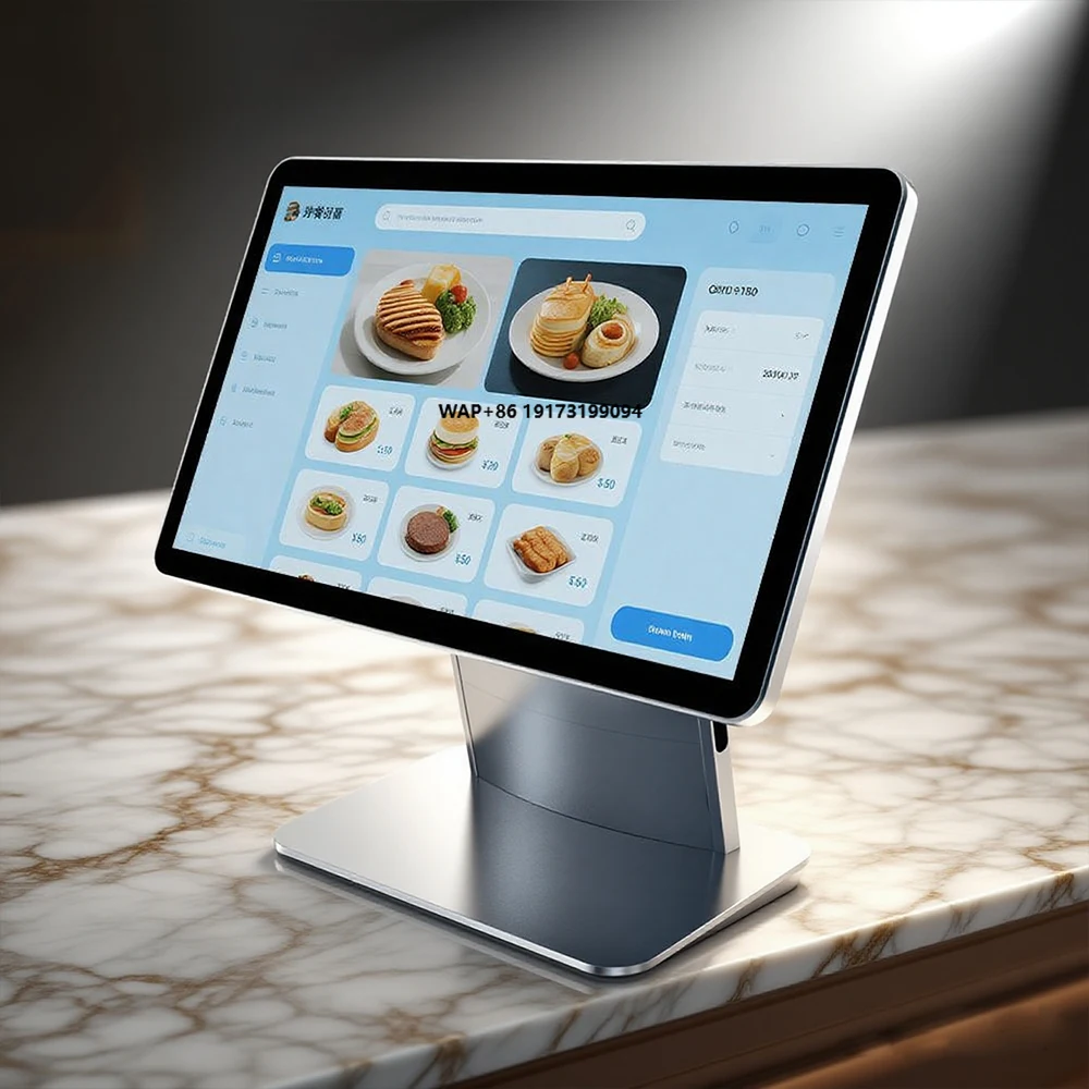 

Wholesale 15.6 Inch Ultra-Thin Aluminum Alloy Frame POS Machine Restaurant Touch Screen Point Sales System for Cash Register