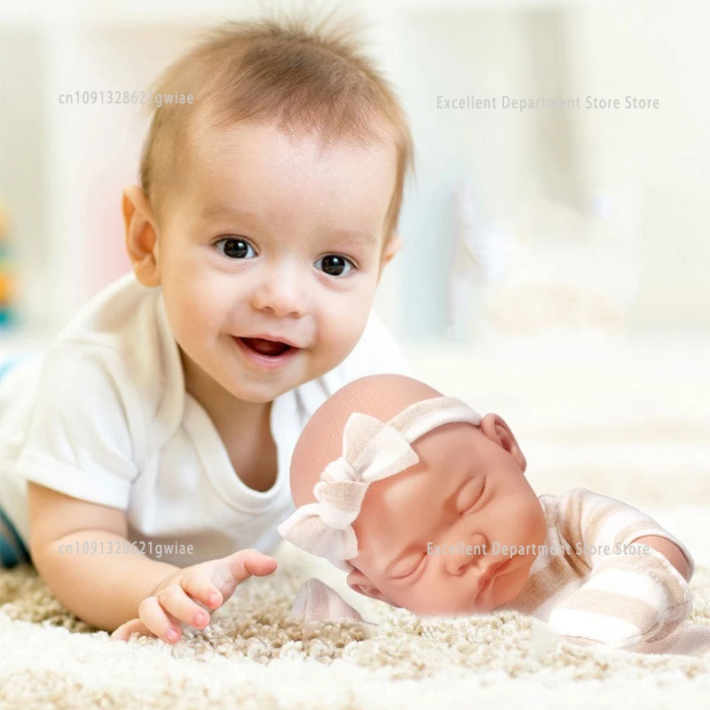 12-calowa lalka Reborn z śpiworem, lalka noworodek, zabawka dla dziewczynek, zabawka ukojenia, prezent urodzinowy, prezent świąteczny dla dzieci